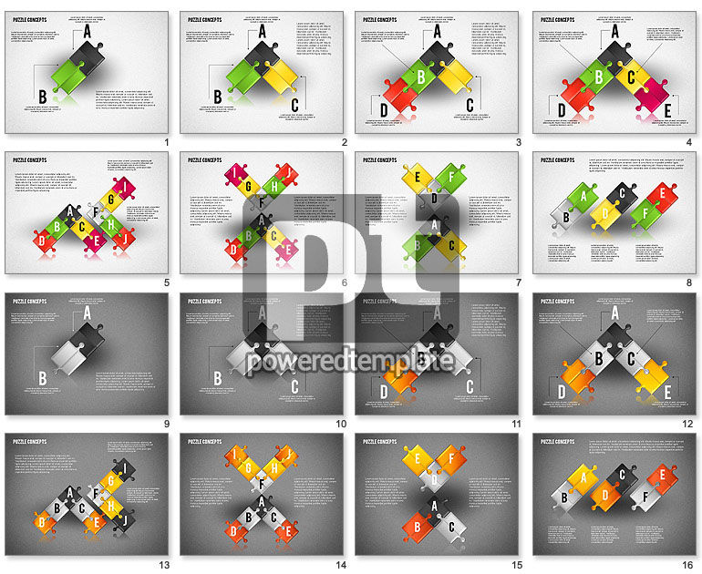 Puzzle Pieces Diagrama de conexiones