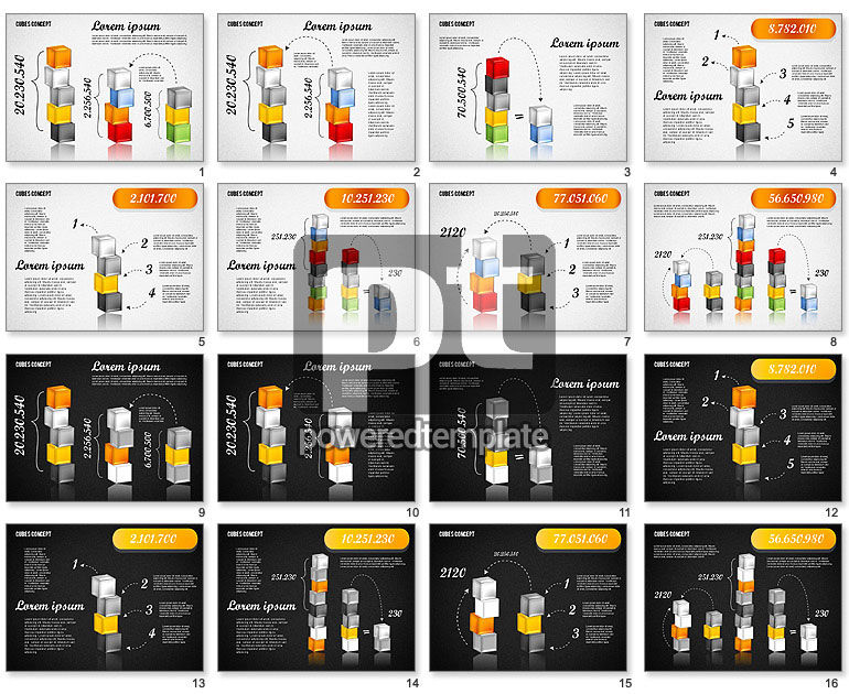 Diagrama del concepto de cubos