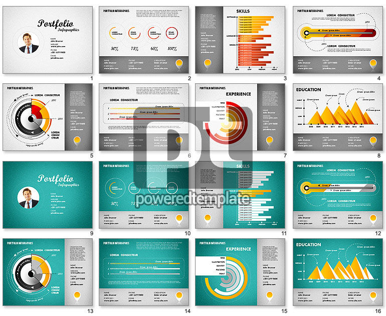 resume powerpoint template free download