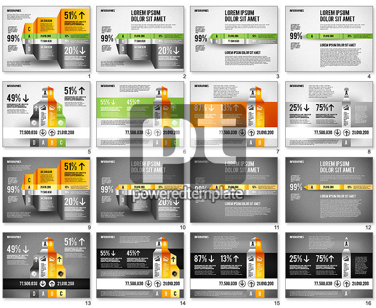 Infographics caixa de ferramentas gráfico