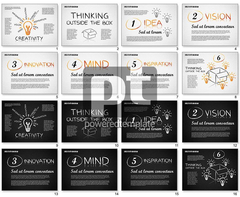 Thinking Outside the Box Diagram - Presentation Template ...