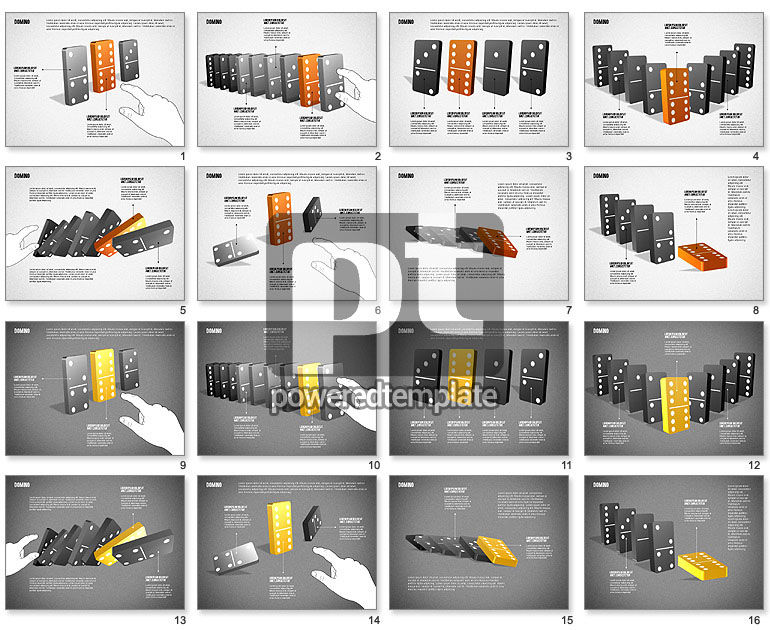 Diagrama del concepto de Domino