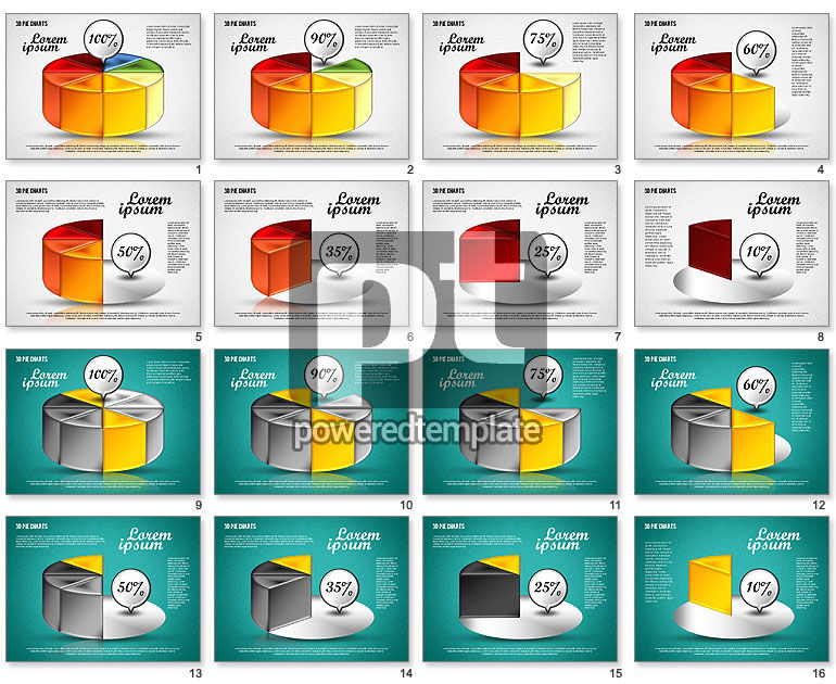 Pie caixa de ferramentas gráfico