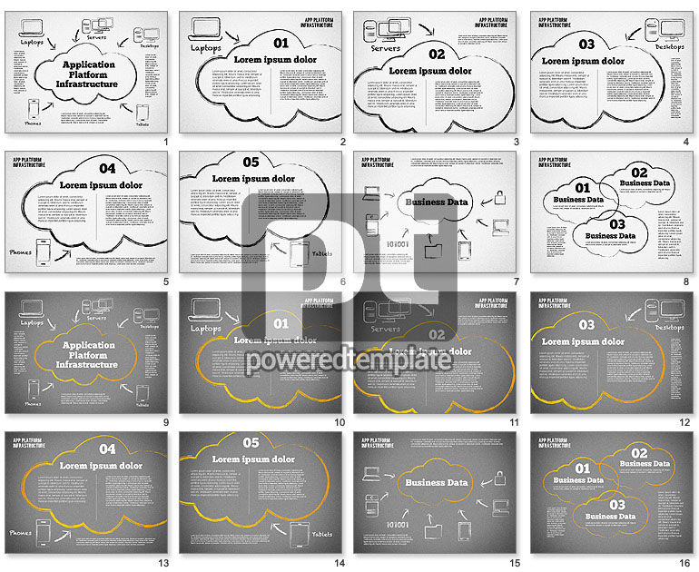 Toepassing platforminfrastructuur diagram