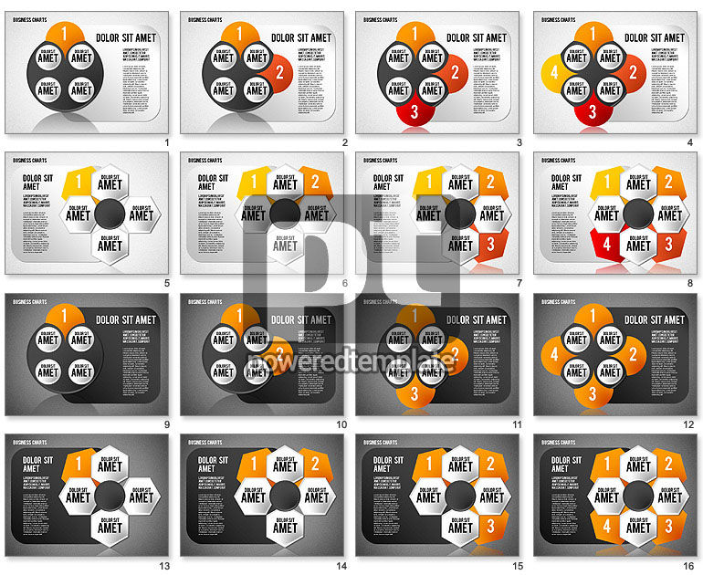 Diagrama de etapas numeradas