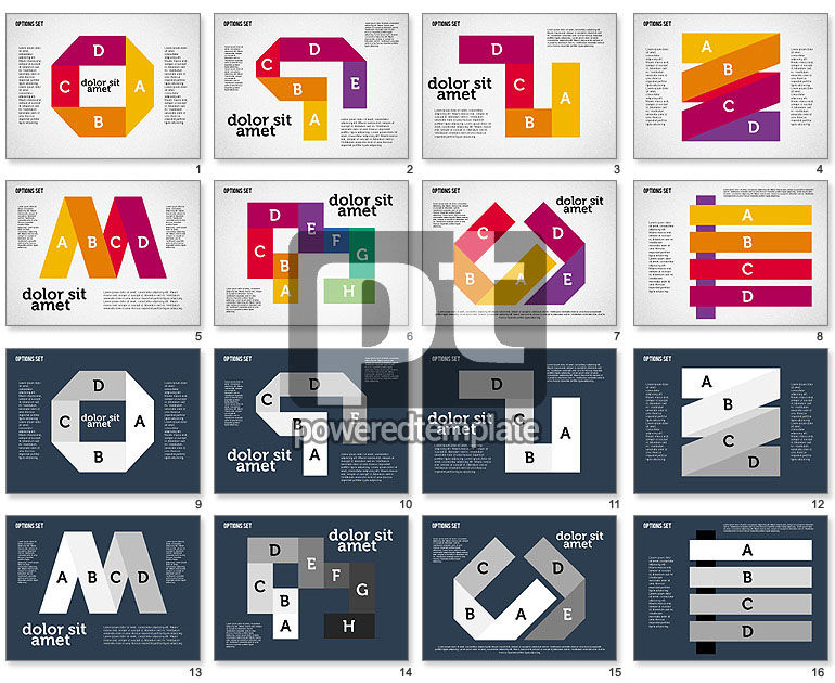 Origami stijl stadia in plat design