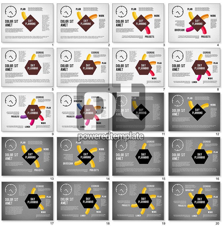 Diagrama de planejamento diário