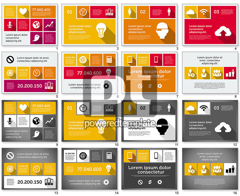 Technology Presentation in Flat Design