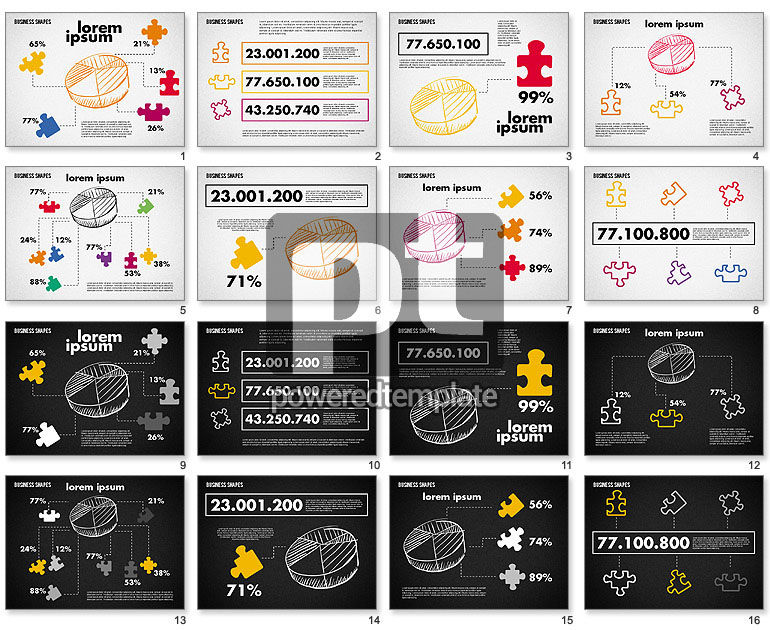 Pie gráfico e puzzles