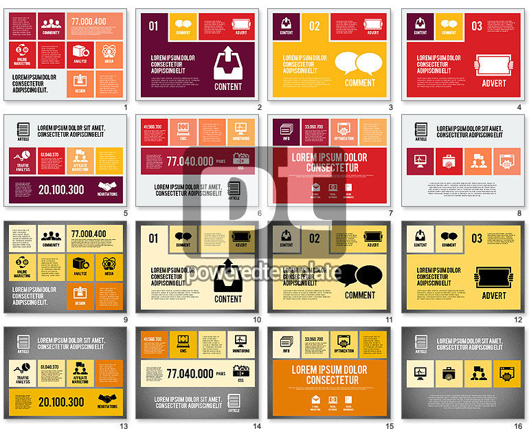 Presentasi Pemasaran Online Dalam Desain Datar