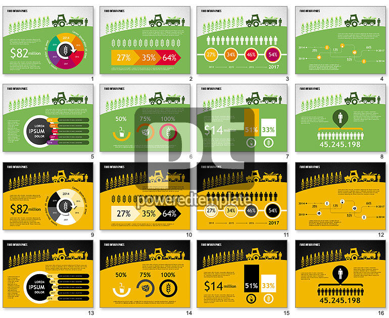 Infografía de agricultura