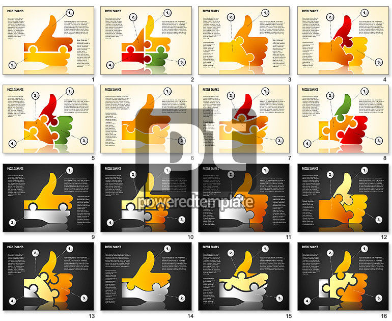 Thumbs up puzzel