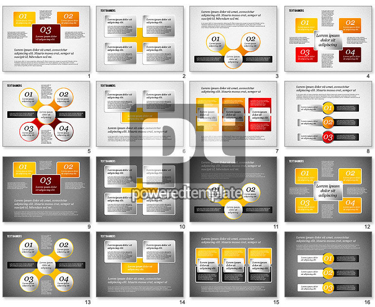 Template Presentasi Dengan Kotak Teks