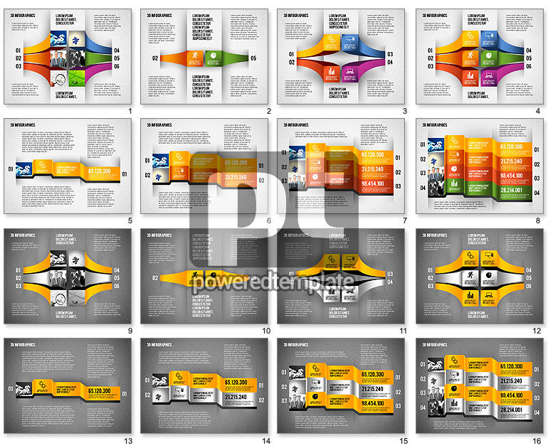 Pseudo 3d Optionen mit Fotos