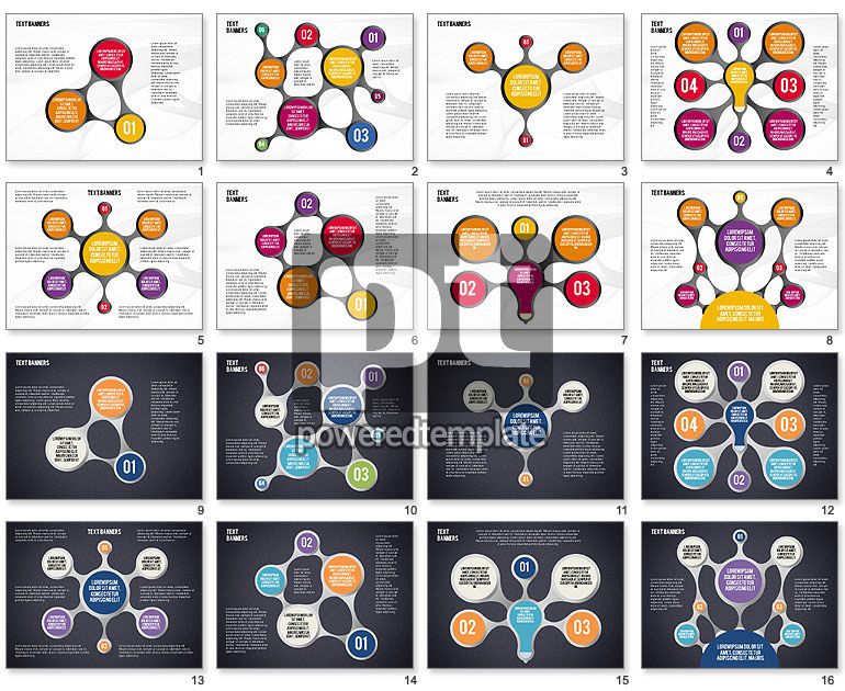 Connected Shapes with Numbers