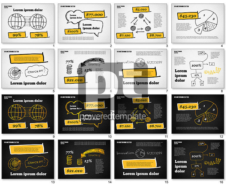 Presentation in Sketch Style