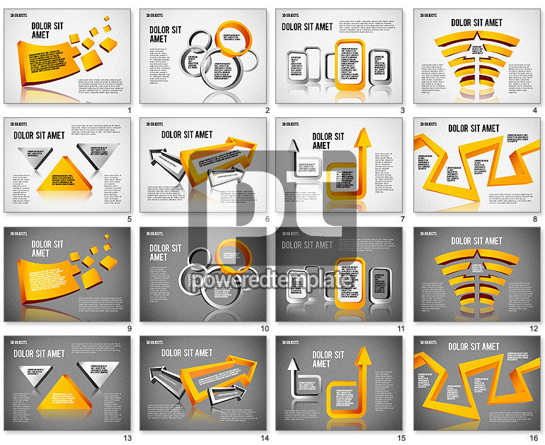 Formas 3D visuales