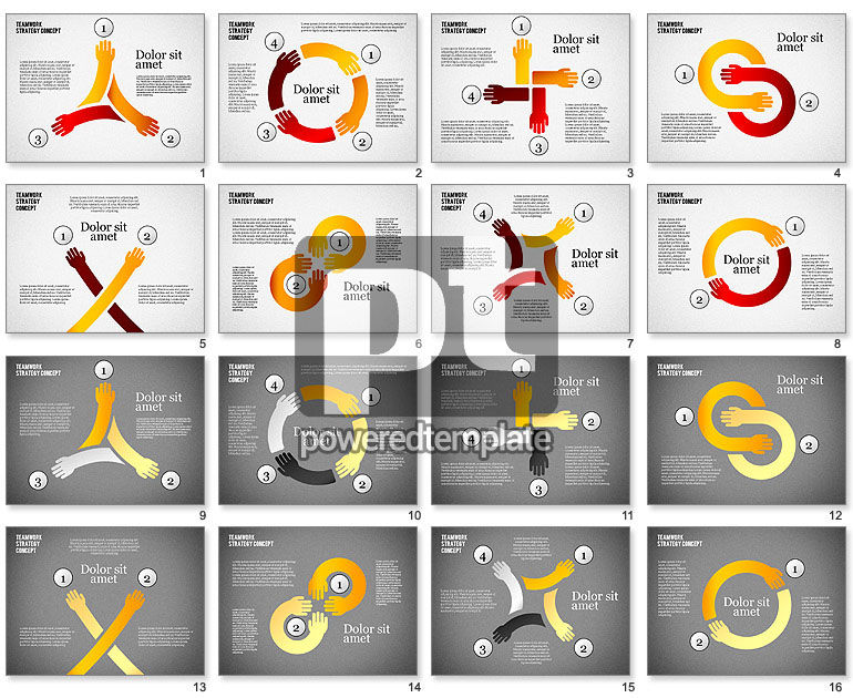 Teamwork Strategie Konzept