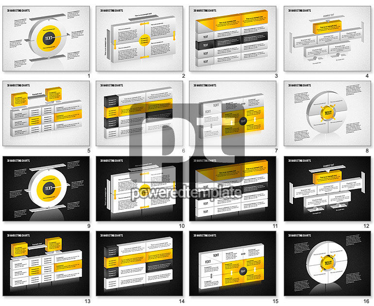 3D Marketing Chart