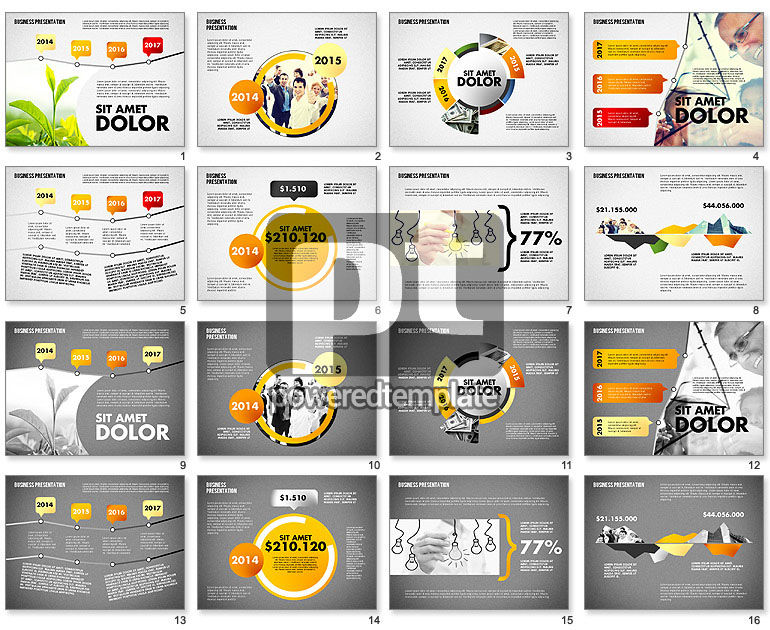 Template Presentasi Proyek Bisnis