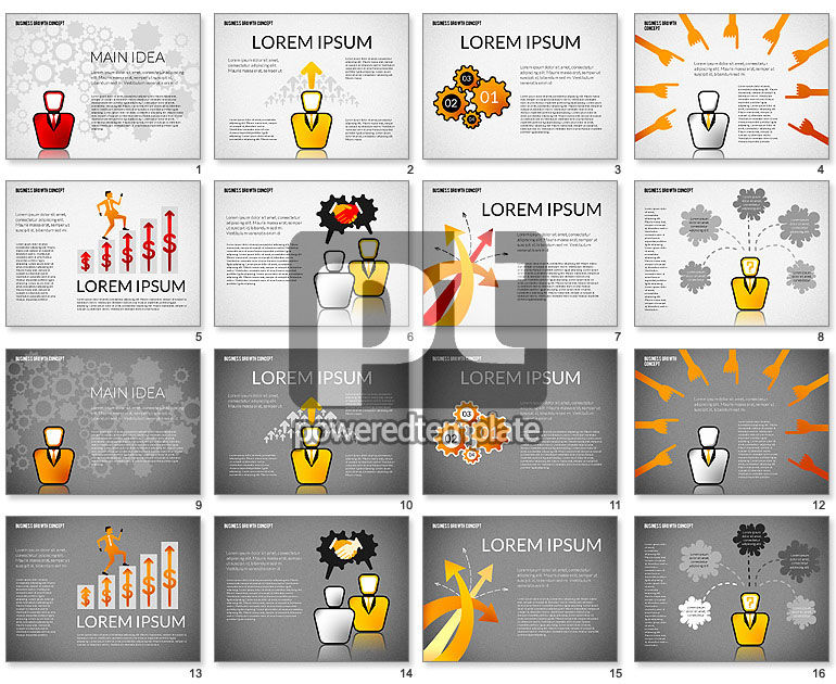 Conceito de crescimento empresarial