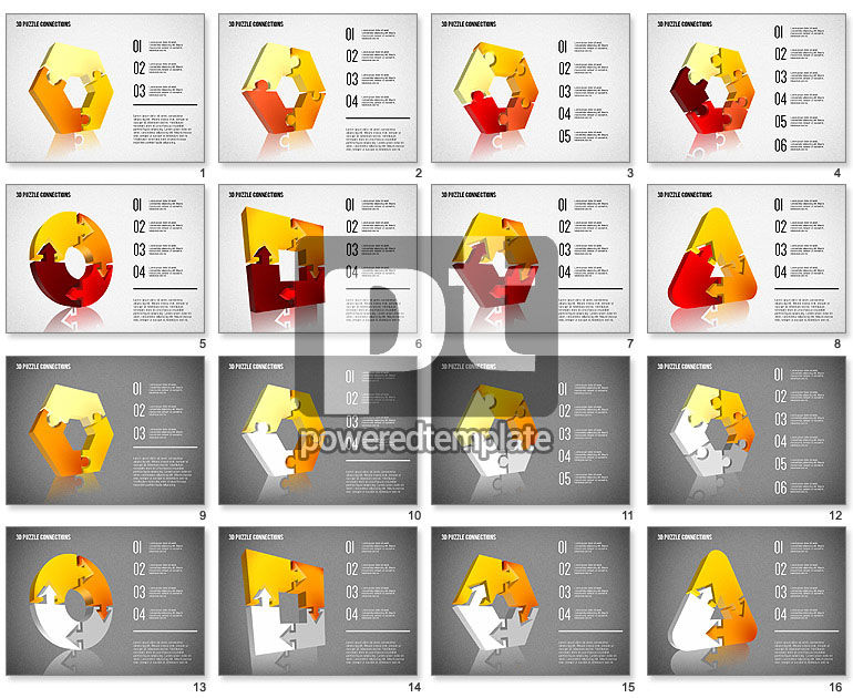 Connessioni di puzzle 3d