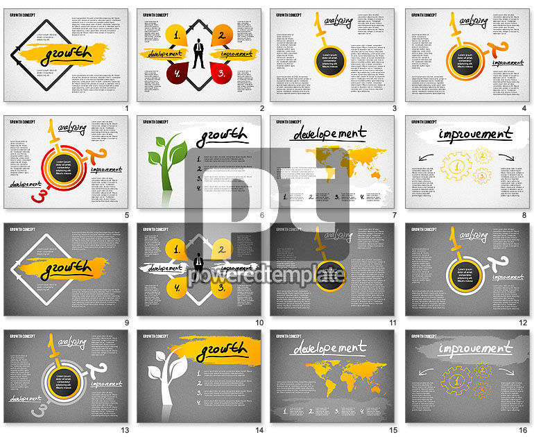 Template Presentasi Konsep Pertumbuhan