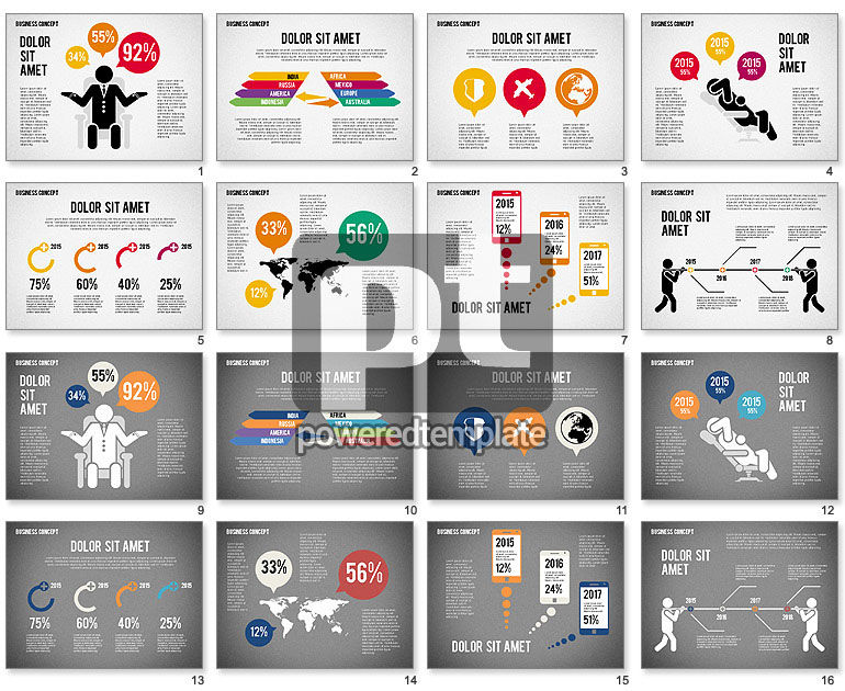 Caja de Herramientas de Infografía Empresarial