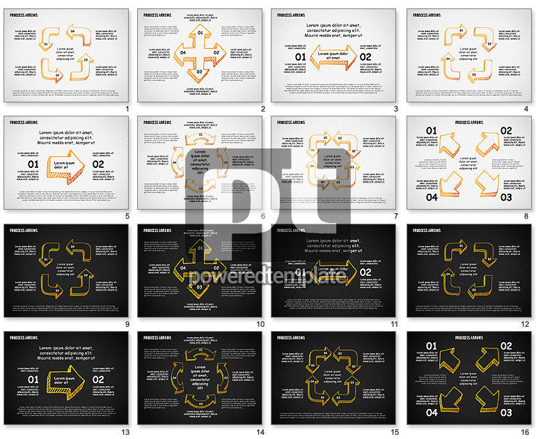 Frecce processo Toolbox