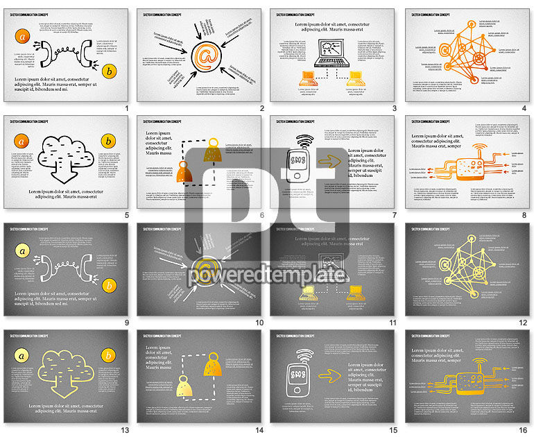 Schéma de concept de communication