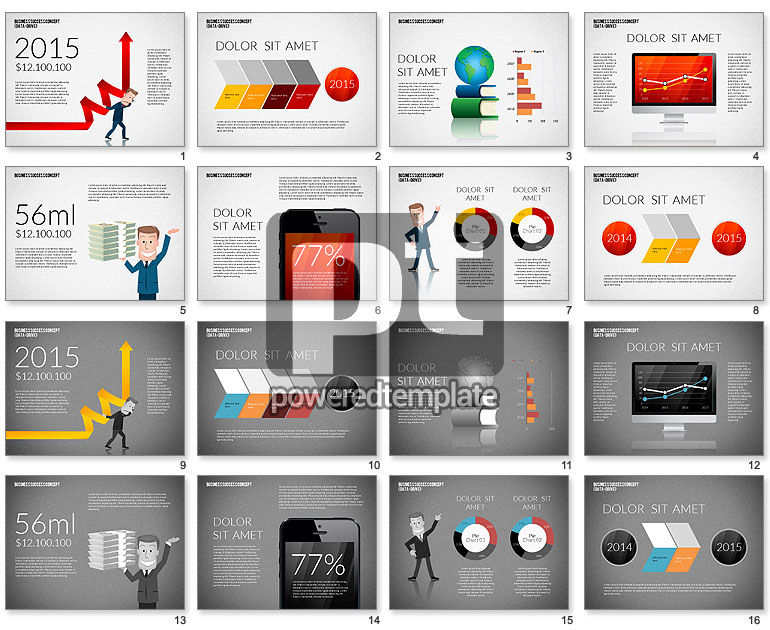 Business Success Presentation Concept (data driven)