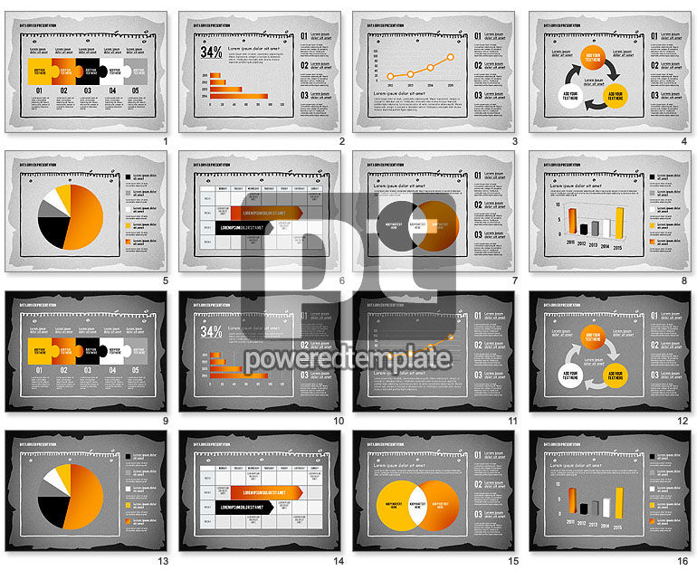 Template Presentasi Berbasis Data