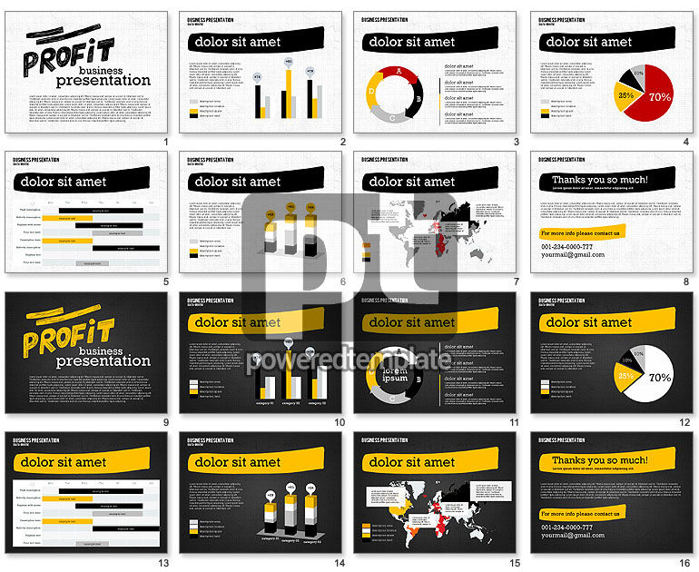 Profit Business Presentation (data driven)