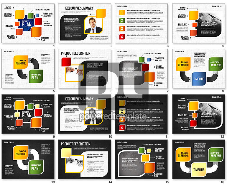 Template Presentasi Kreatif Rencana Bisnis