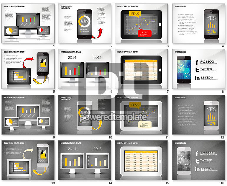 Dati presentazione guidato con i gadget