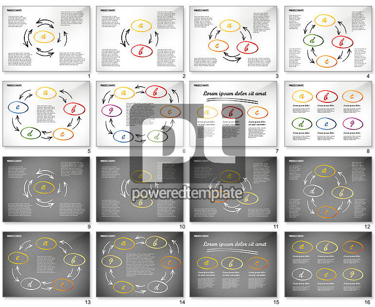 Hand Drawn Style Process Chart Toolbox