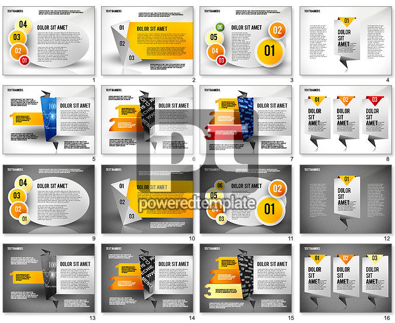 Creative tekstbanners toolbox