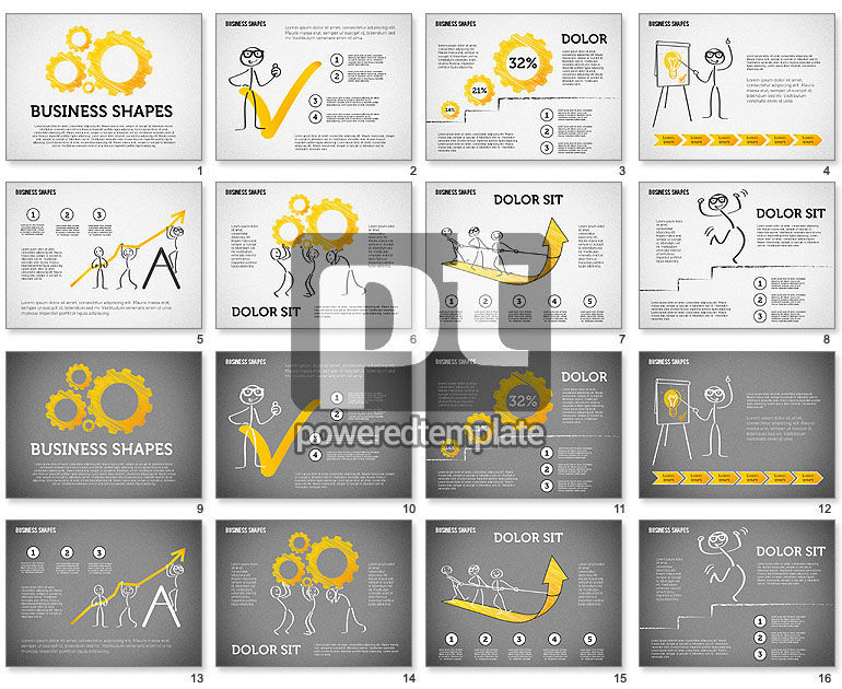 Team building forme con stickman