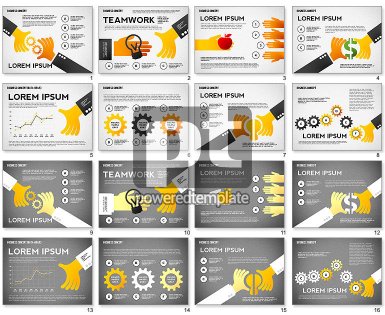 Team modelo de apresentação de trabalho