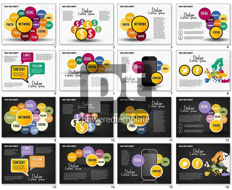 Social Media Network Concept