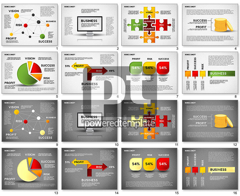 Mengejar Template Presentasi Keuntungan