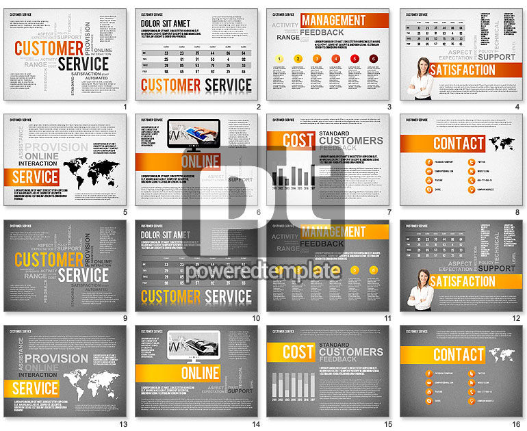 Customer Service Presentation Template