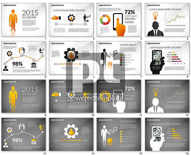 Presentation with Flat Shapes and Silhouettes