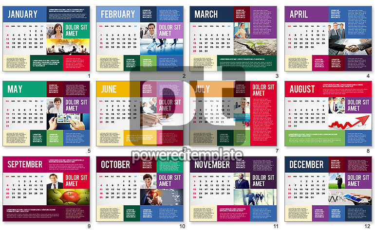 Template Presentasi Kalender