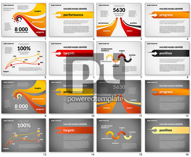 Template Presentasi Kemajuan Bisnis