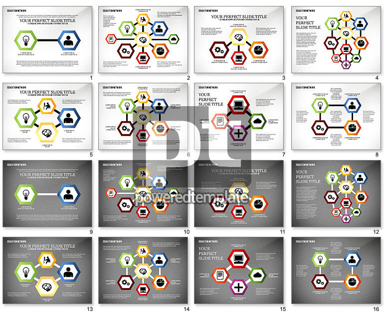 Onderwijs netwerkdiagram