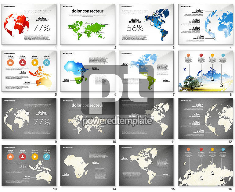 Presentation with Continents Toolbox