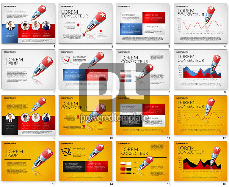 Template Presentasi Pemilihan