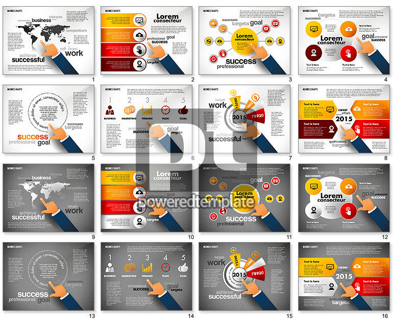 Business Presentation with Forefinger