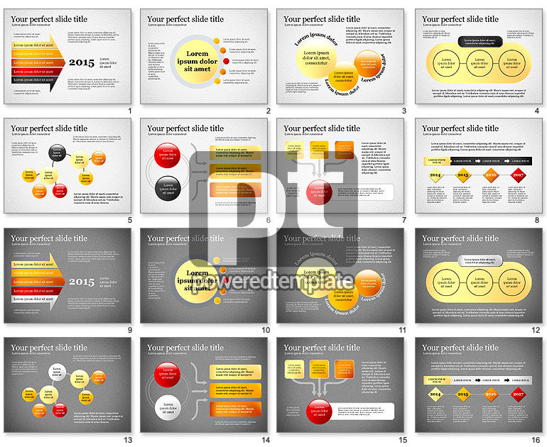 Presentation Concept with Plain Shapes